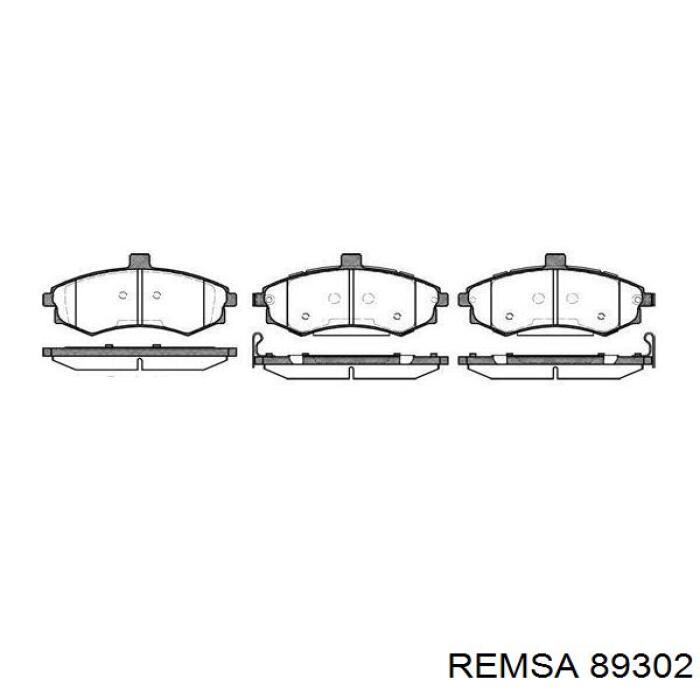 Передние тормозные колодки 89302 Remsa