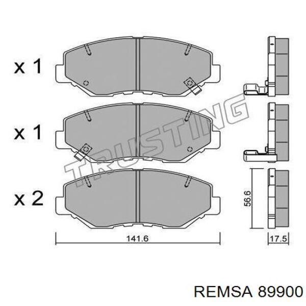 Колодки Remsa 89900 цена, от 29.32 USD