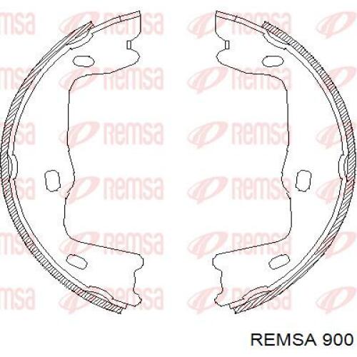 Передние тормозные колодки 900 Remsa