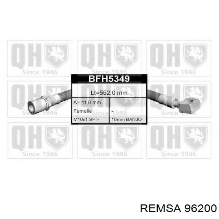 Тормозные колодки Remsa 96200