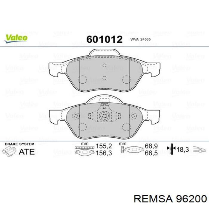 Колодки Remsa 96200 цена, от 19.41 USD