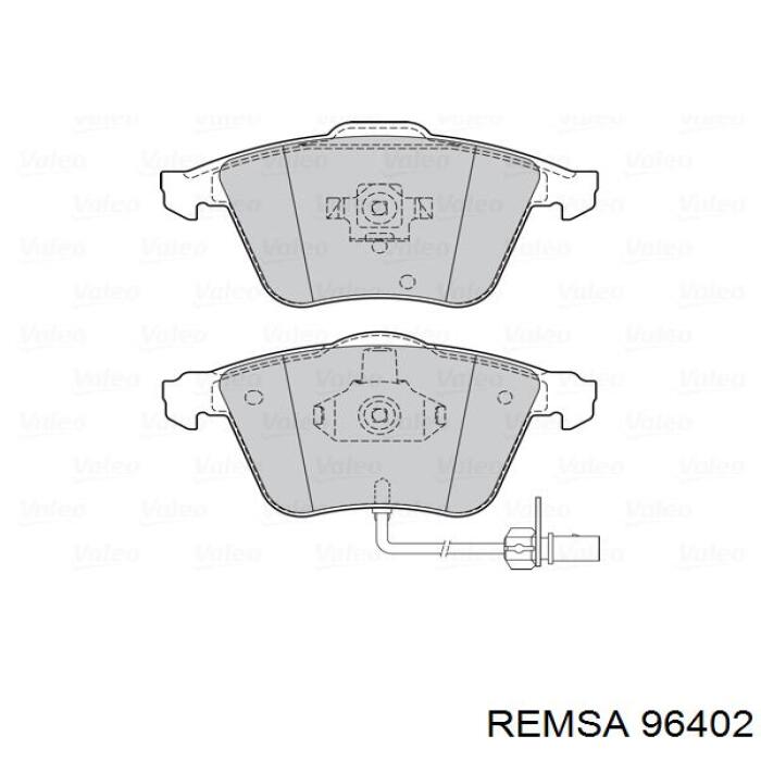 Колодки Remsa 96402 цена, от 36.01 USD