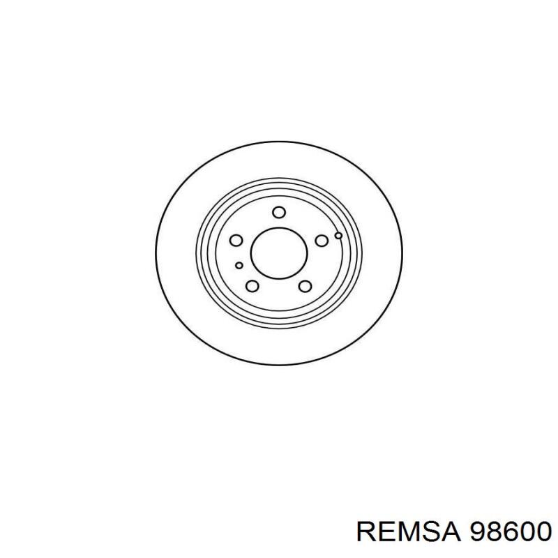Передние тормозные колодки 98600 Remsa