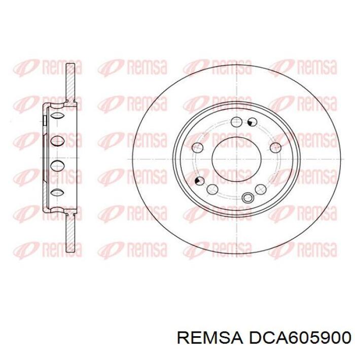 DCA605900 Remsa диск тормозной передний
