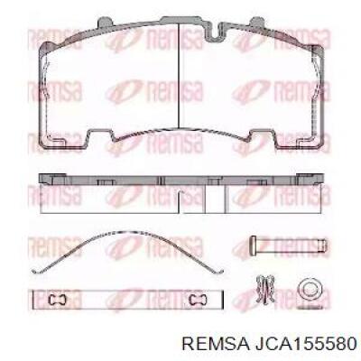 Задние тормозные колодки JCA155580 Remsa