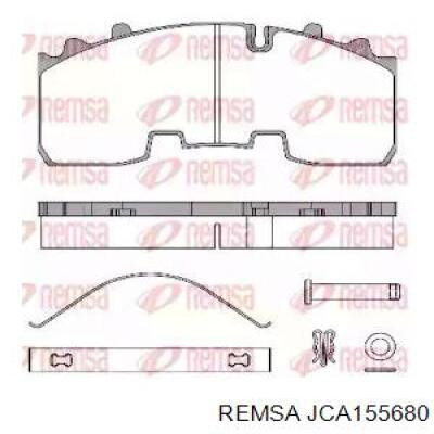 Задние тормозные колодки JCA155680 Remsa