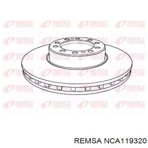 Передний тормозной диск Renault (RVI) 5010422593