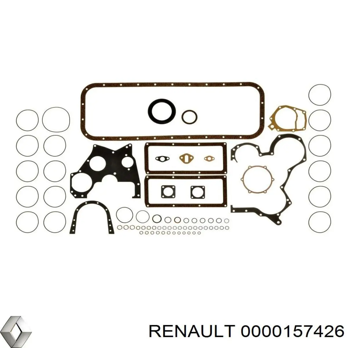 157426 Renault (RVI) Кольцо уплотнительное под гильзу двигателя