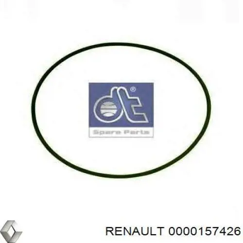 0000157426 Renault (RVI) vedante anular para a camisa de motor