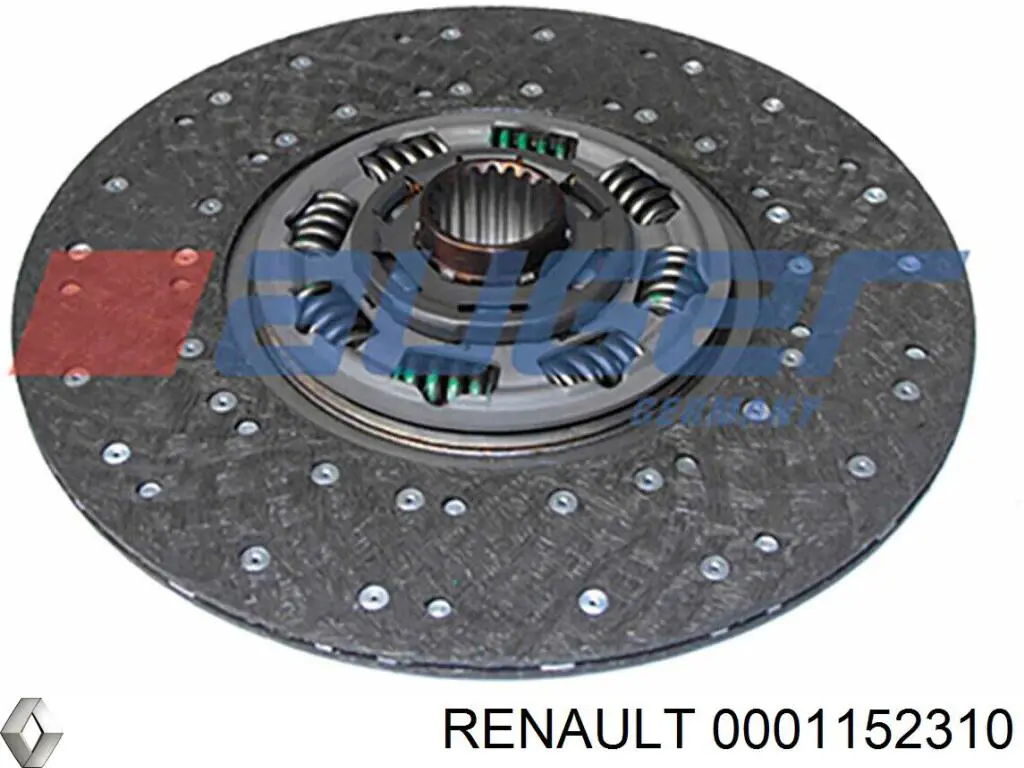 Диск сцепления 0001152310 Renault (RVI)