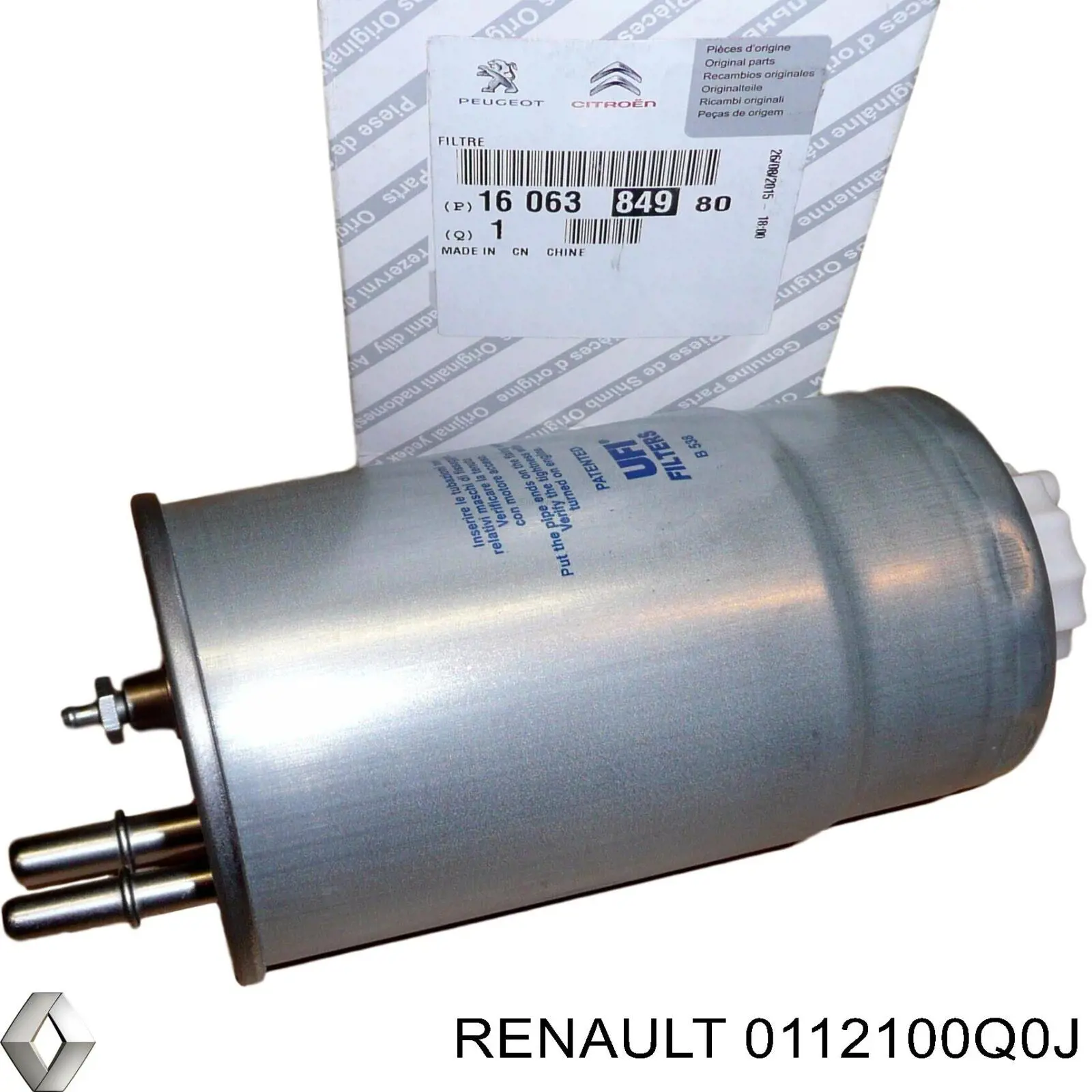 Купить 0112100Q0J Renault (RVI) Болт крепления турбины
