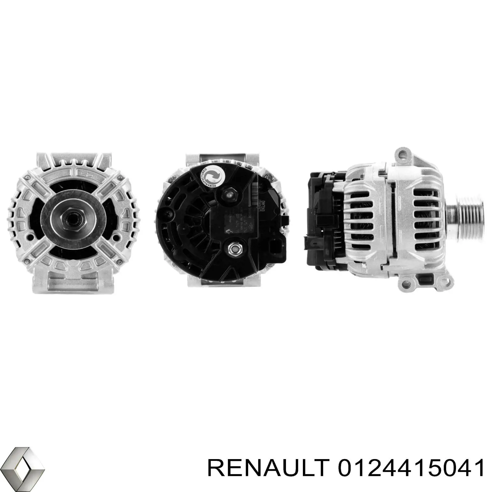 Автомобильный генератор Renault (RVI) 0124415041 цена, от 117.64 USD