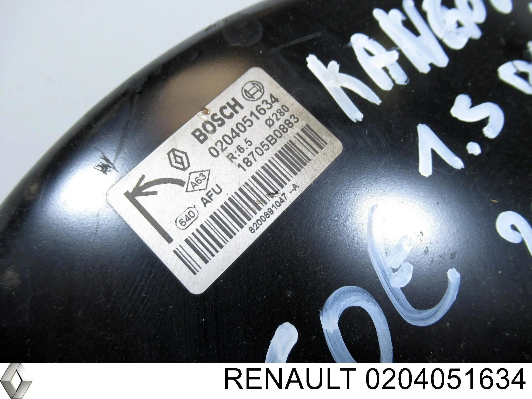 Reforçador dos freios a vácuo para Renault Kangoo II KW0, KW1
