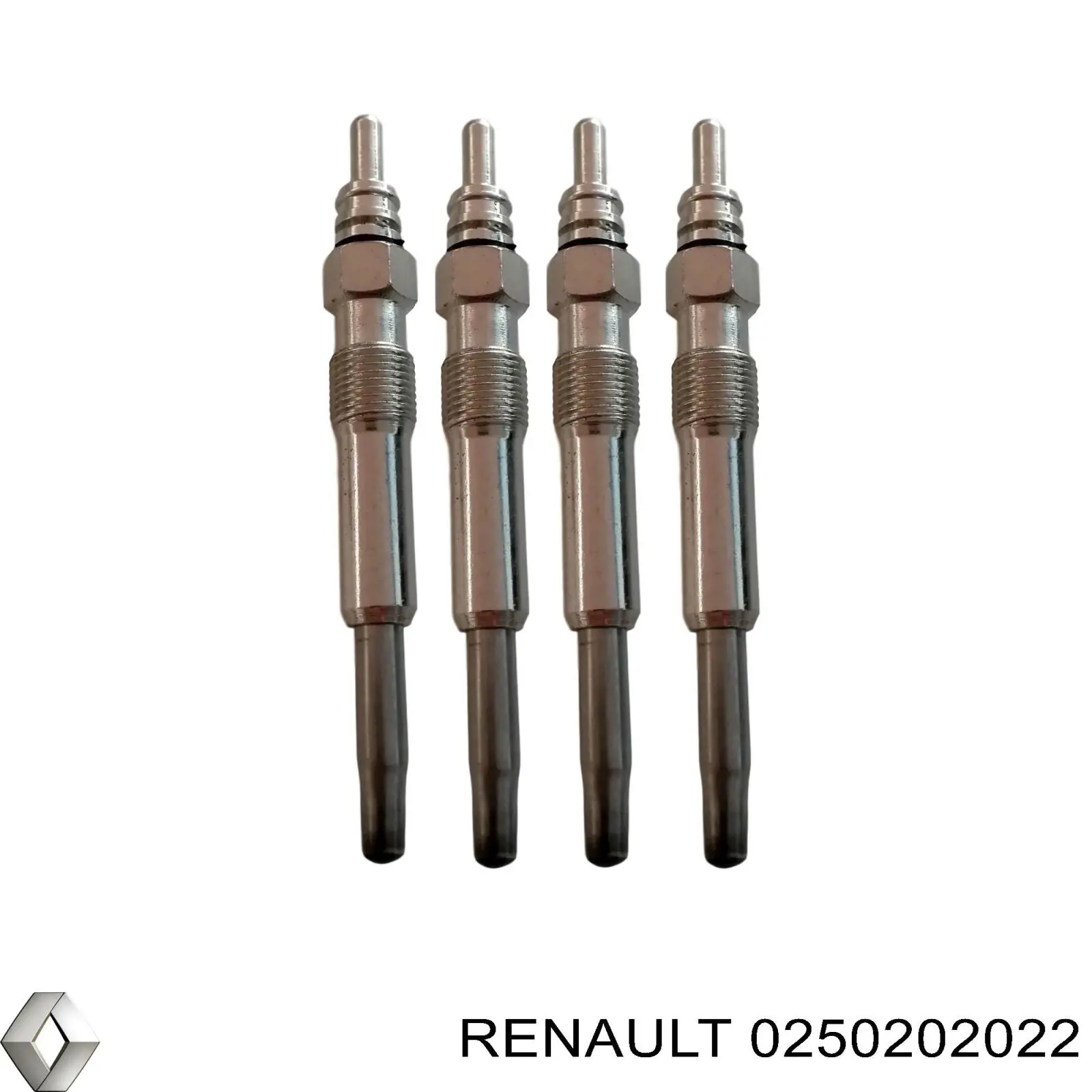 0250202022 Renault (RVI) Свечи накаливания