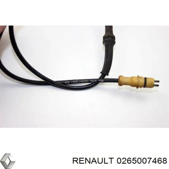 0265007468 Renault (RVI) датчик абс (abs задний)