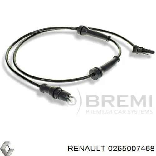 Датчик АБС (ABS) задний Renault (RVI) 0265007468 цена, от 17.66 USD