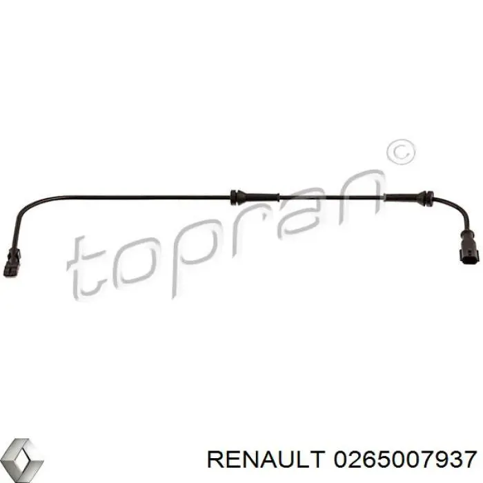 Датчик АБС (ABS) задний, левый Renault (RVI) 0265007937 цена, от 17.56 USD