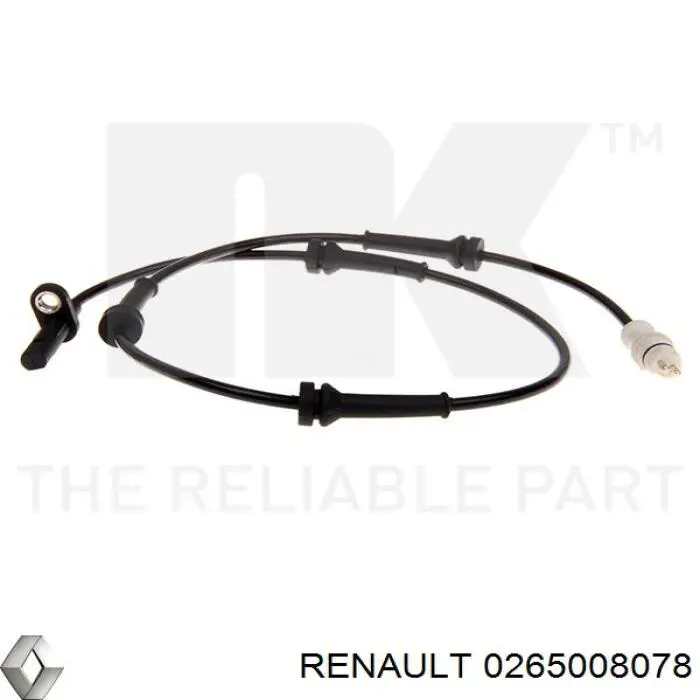 Купить 0265008078 Renault (RVI) Датчик АБС задний