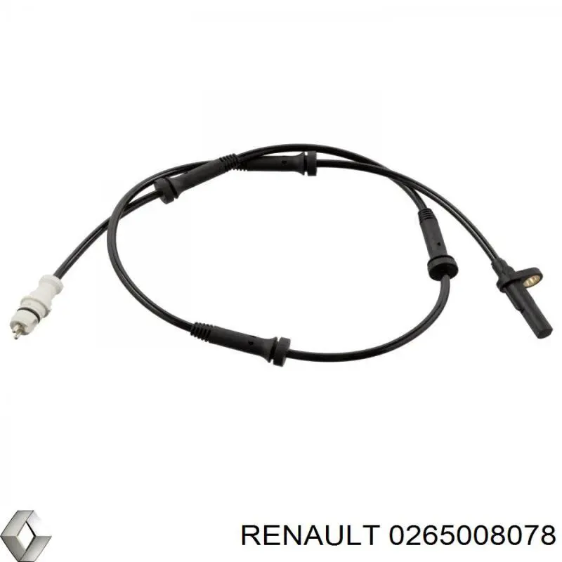 Датчик АБС задний 0265008078 Renault (RVI)