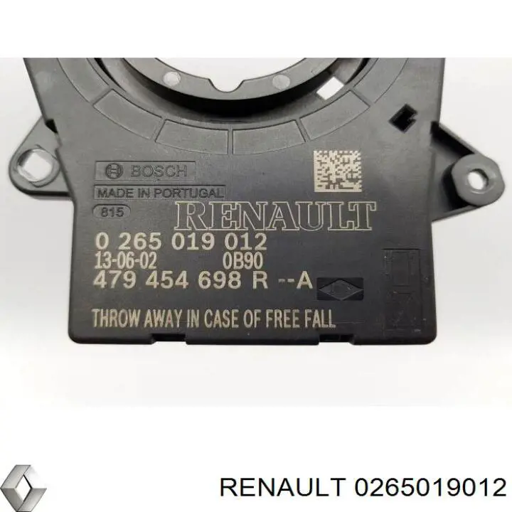 0265019012 Renault (RVI) Датчик угла поворота руля