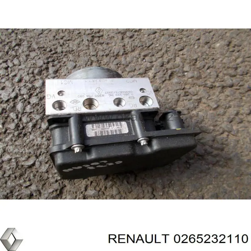 0265232110 Renault (RVI) блок управления абс (abs гидравлический)