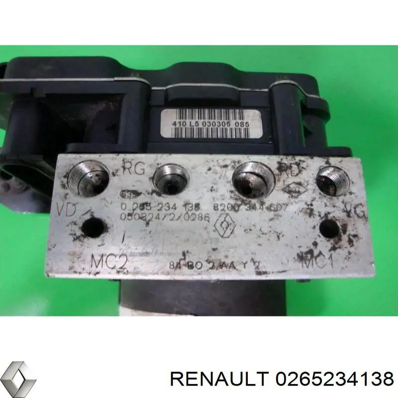 0265281300 Renault (RVI) блок управления абс (abs гидравлический)