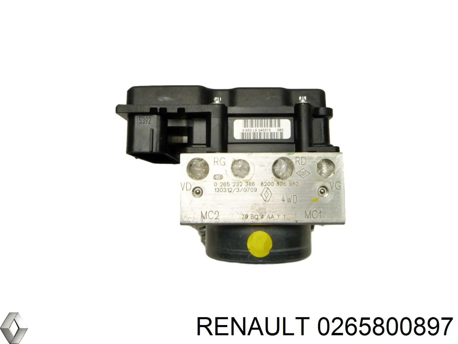 0265800897 Renault (RVI) unidade hidráulico de controlo abs