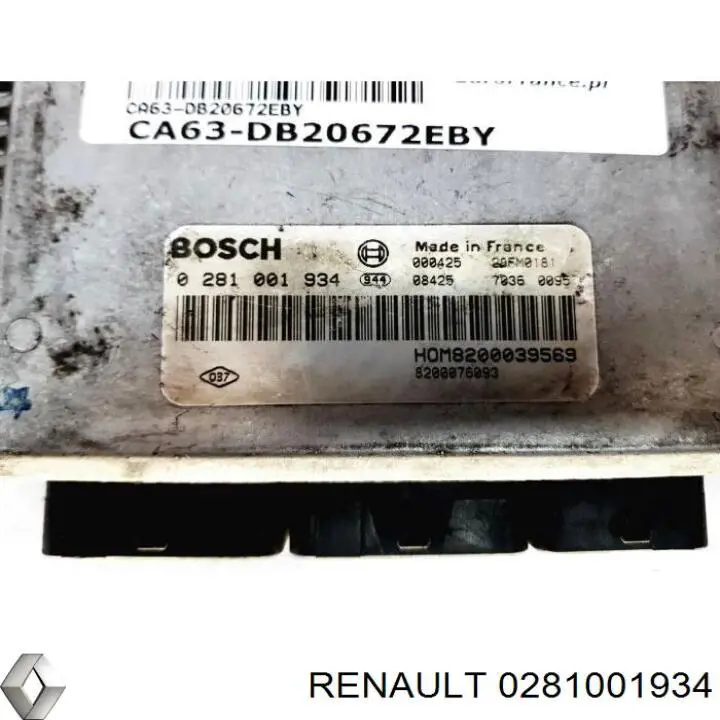 0281001934 Renault (RVI) Мозги двигателя