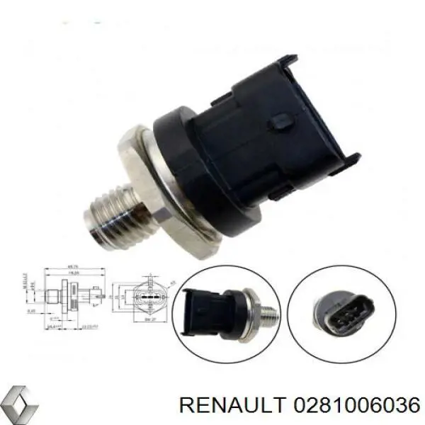 0281006036 Renault (RVI) Манометры