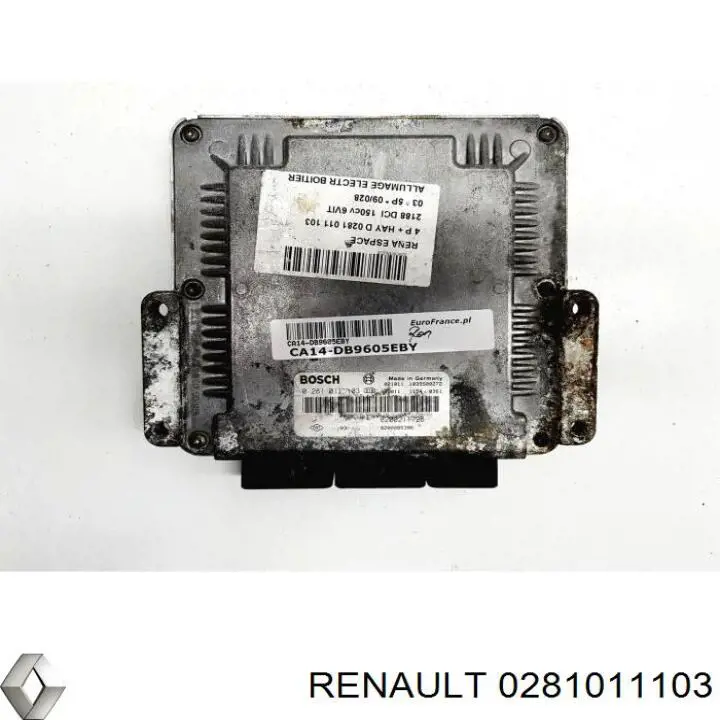 281010637 Renault (RVI) Мозги двигателя