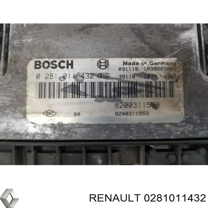 0281011432 Renault (RVI) Мозги двигателя