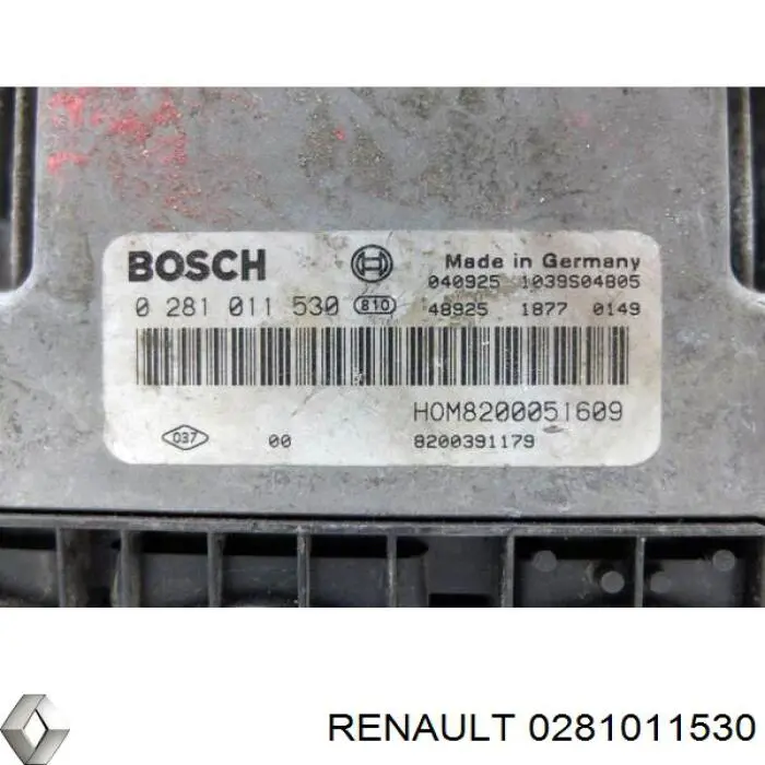 0281011530 Renault (RVI) Мозги двигателя