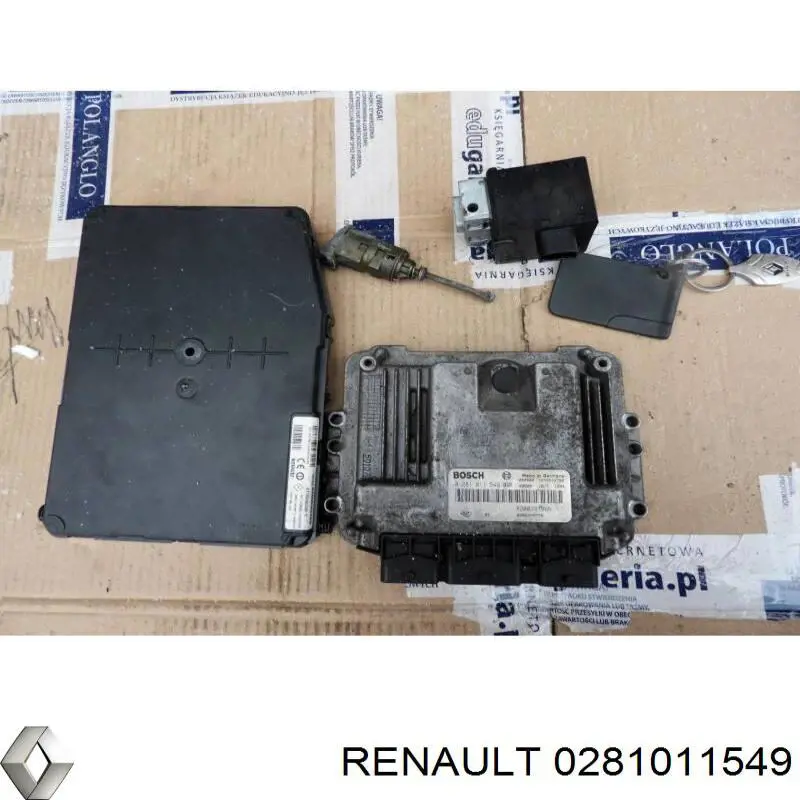 Блок управления двигателем 0281011549 Renault (RVI)