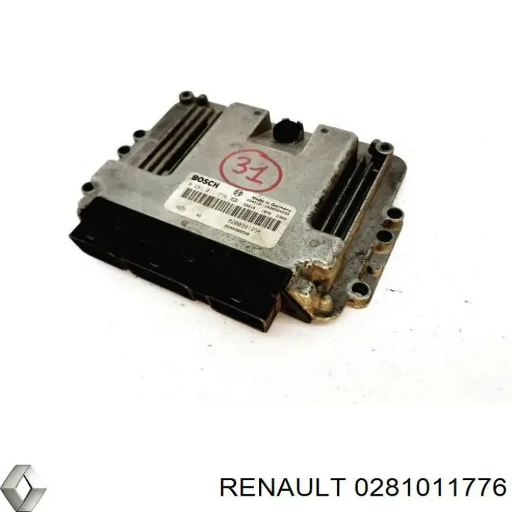 Модуль управления двигателем Renault (RVI) 0281011776