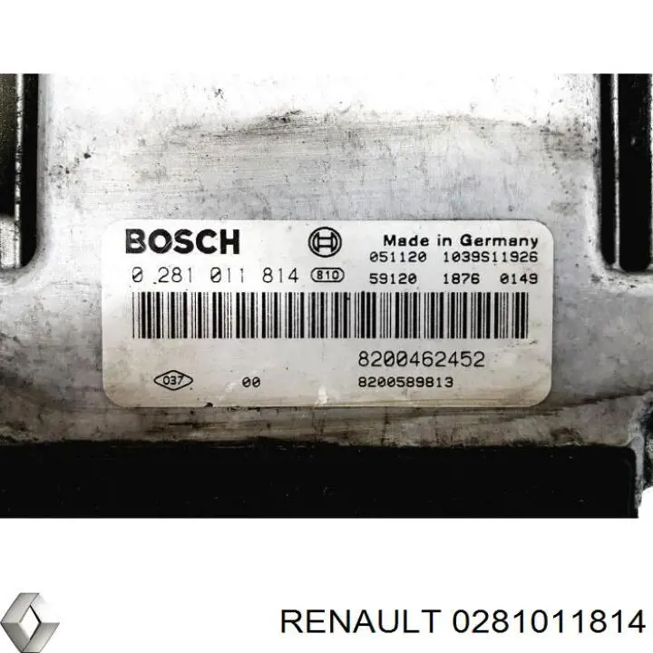 0281011814 Renault (RVI) Мозги двигателя