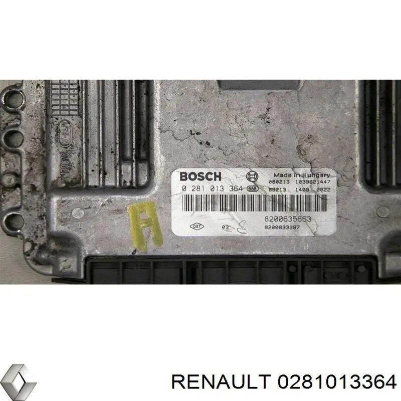 Купить 0281013364 Renault (RVI) Электронный блок управления двигателем