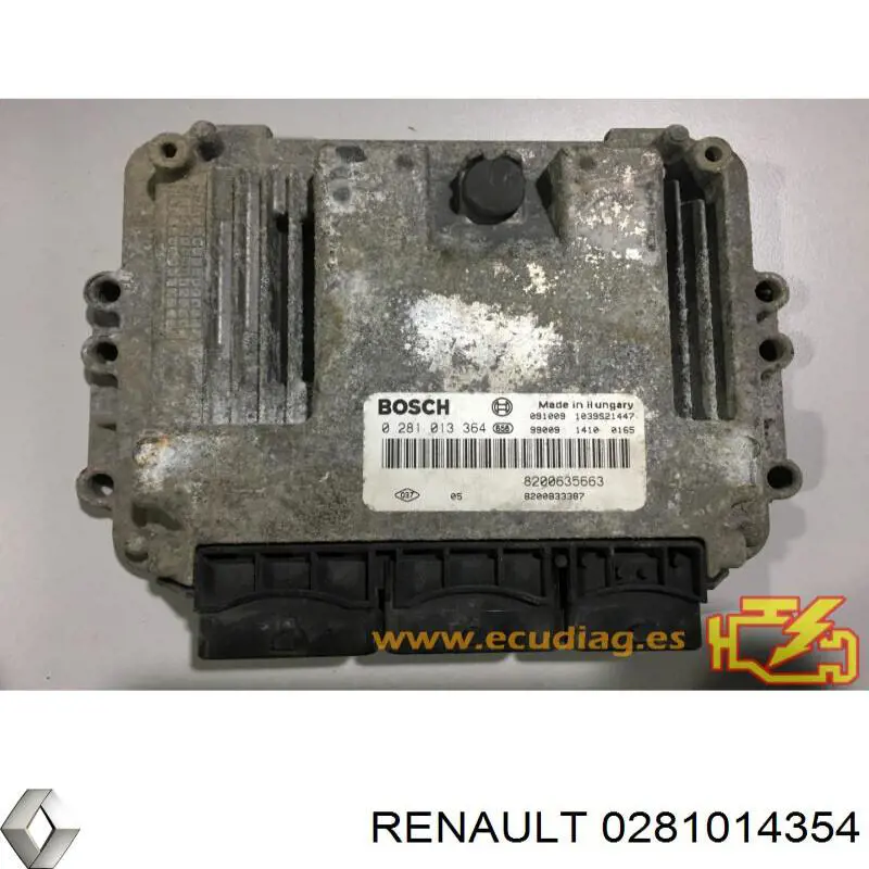 0281014354 Renault (RVI) Мозги двигателя