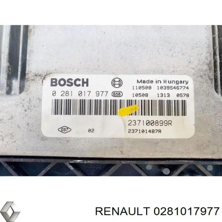ЭБУ двигателем Renault (RVI) 0281017977 цена, от 56.37 USD