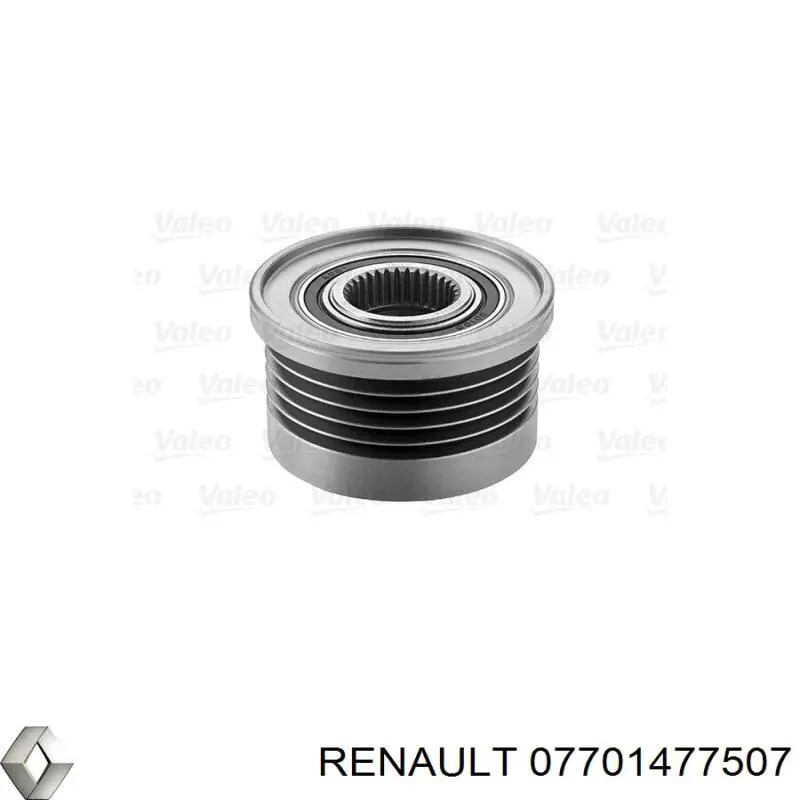 07701477507 Renault (RVI) шкив генератора