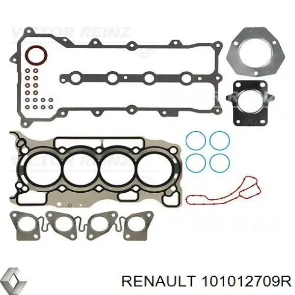 101012709R Renault (RVI) kit superior de vedantes de motor