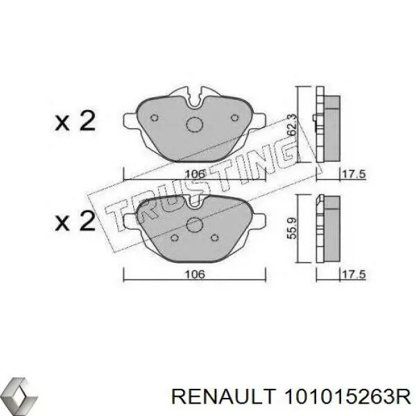 Купить 101015263R Renault (RVI) Полный комплект прокладок