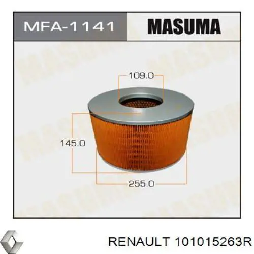 Комплект прокладок 101015263R Renault (RVI)