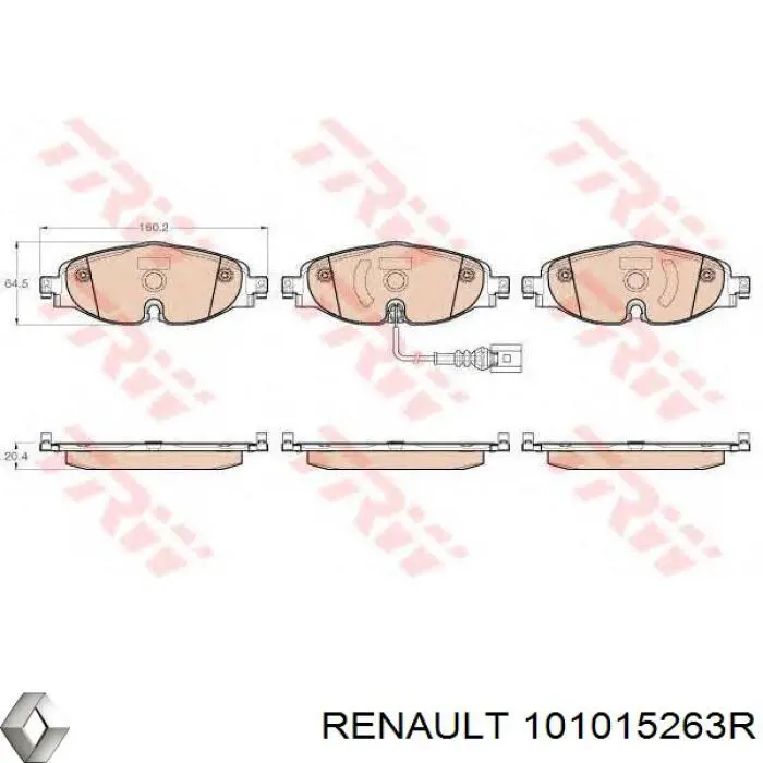 Купить 101015263R Renault (RVI) Полный комплект прокладок