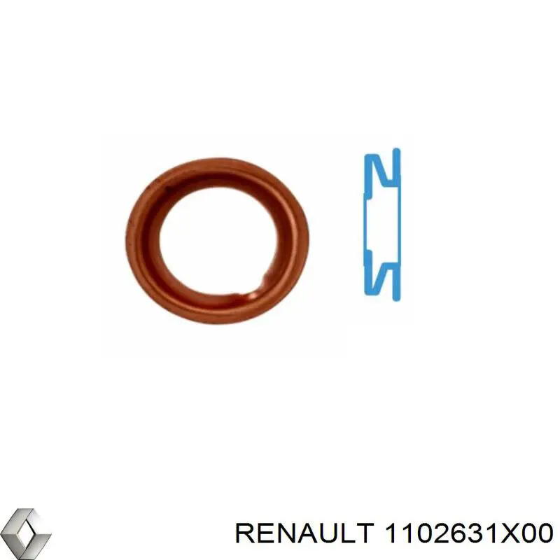 1102631X00 Renault (RVI) прокладка пробки поддона двигателя