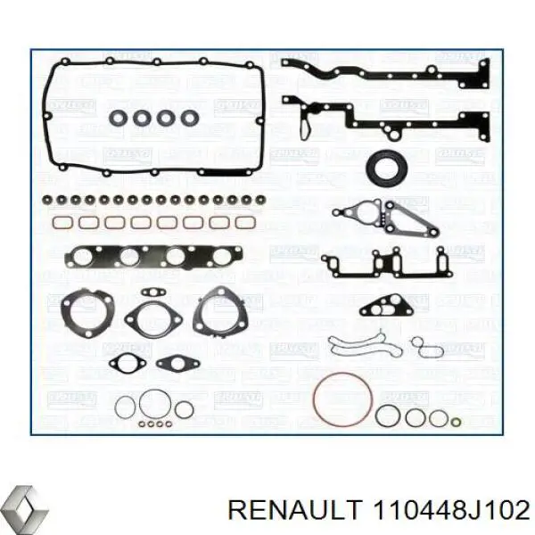 110448J102 Renault (RVI) Правая прокладка головки блока цилиндров