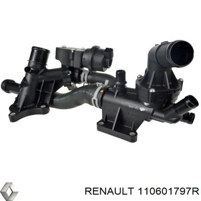 110601797R Renault (RVI) caixa do termostato