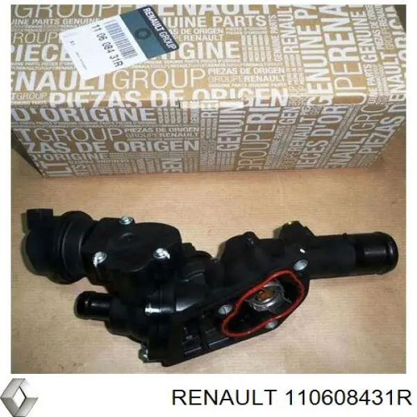 110608431R Renault (RVI) caixa do termostato