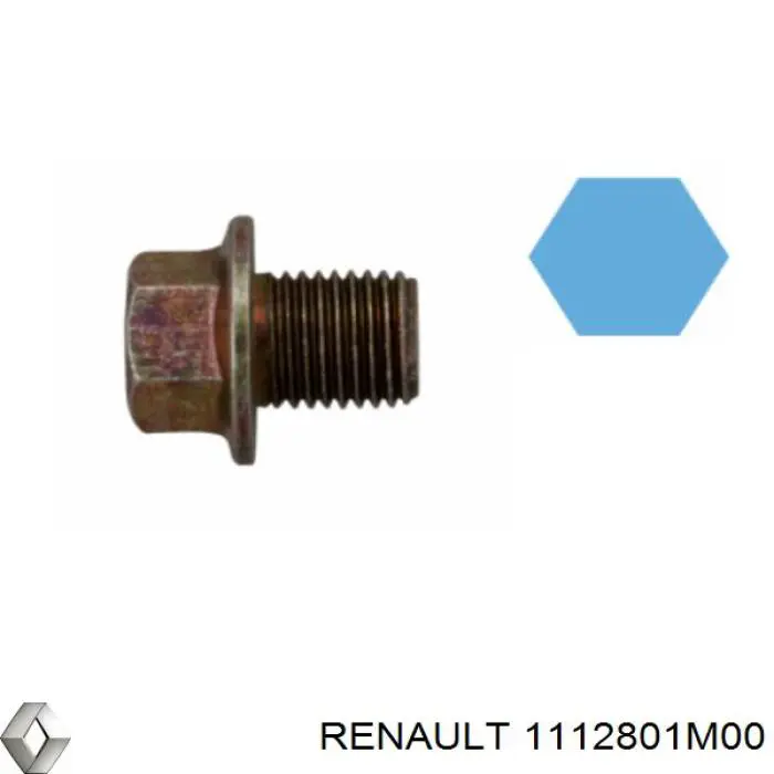 Пробка поддона двигателя Renault (RVI) 1112801M00