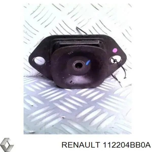 Coxim (suporte) traseiro de motor Renault (RVI) 112204BB0A