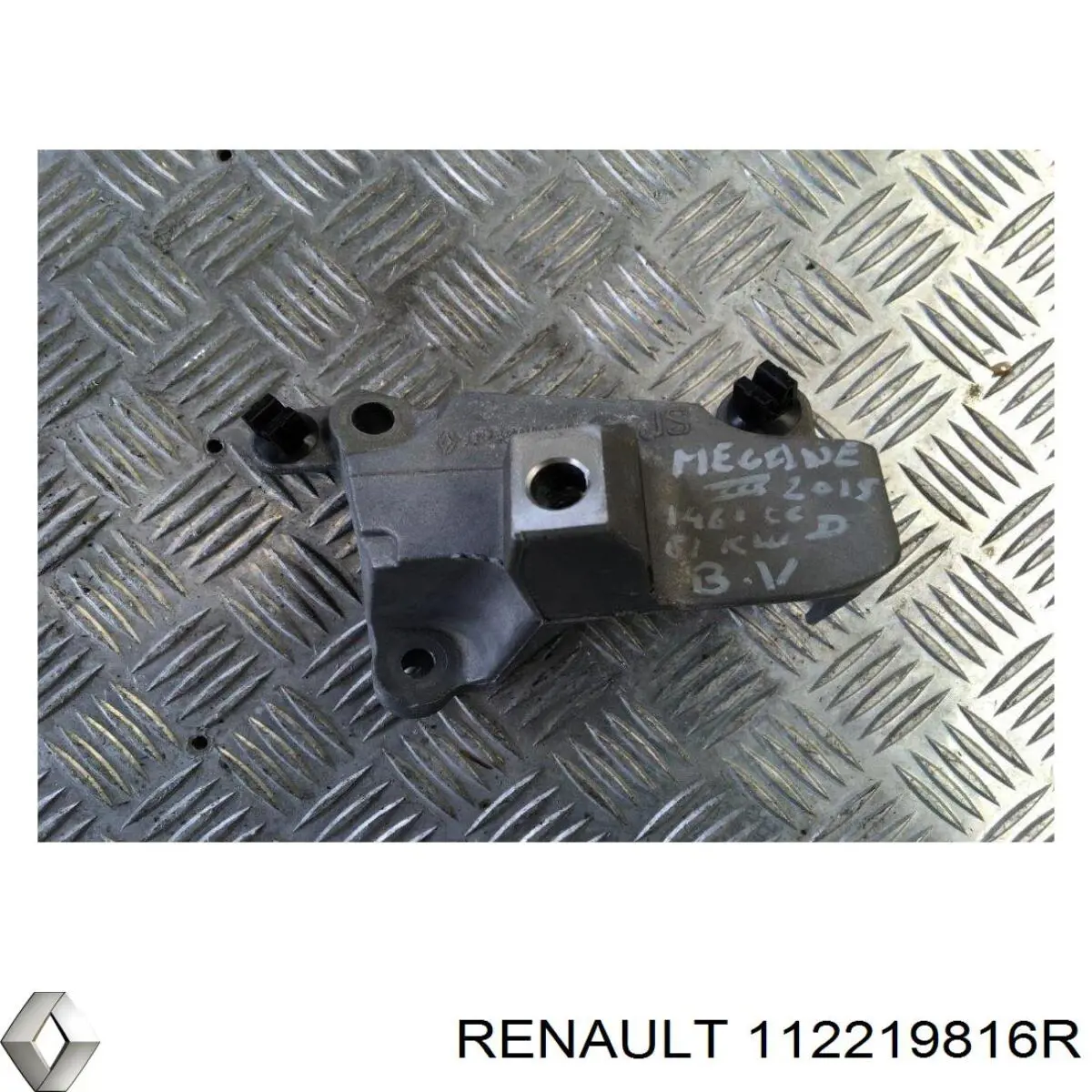 Подушка трансмиссии (опора коробки передач) левая 112219816R Renault (RVI)